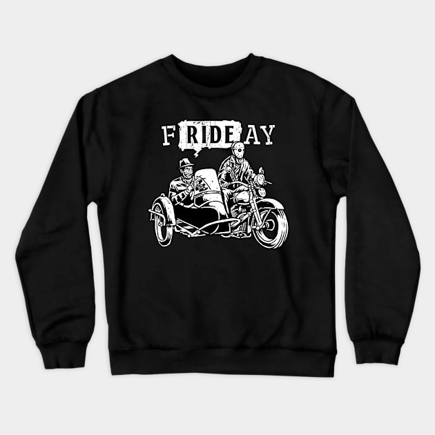 fRIDEay Crewneck Sweatshirt by quilimo